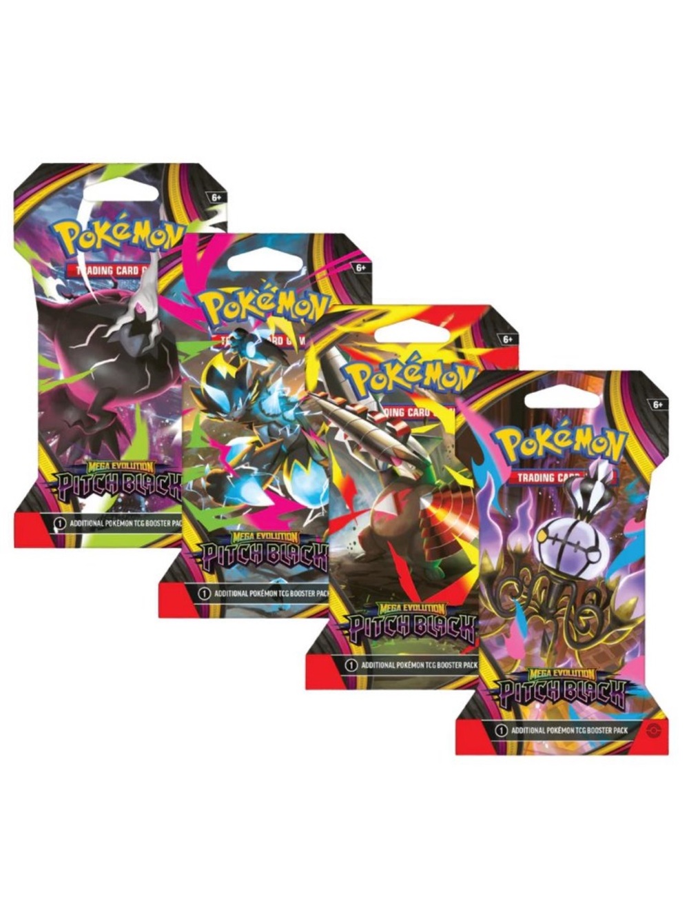 Pokemon Mega Evolution Pitch Black Booster Packs
